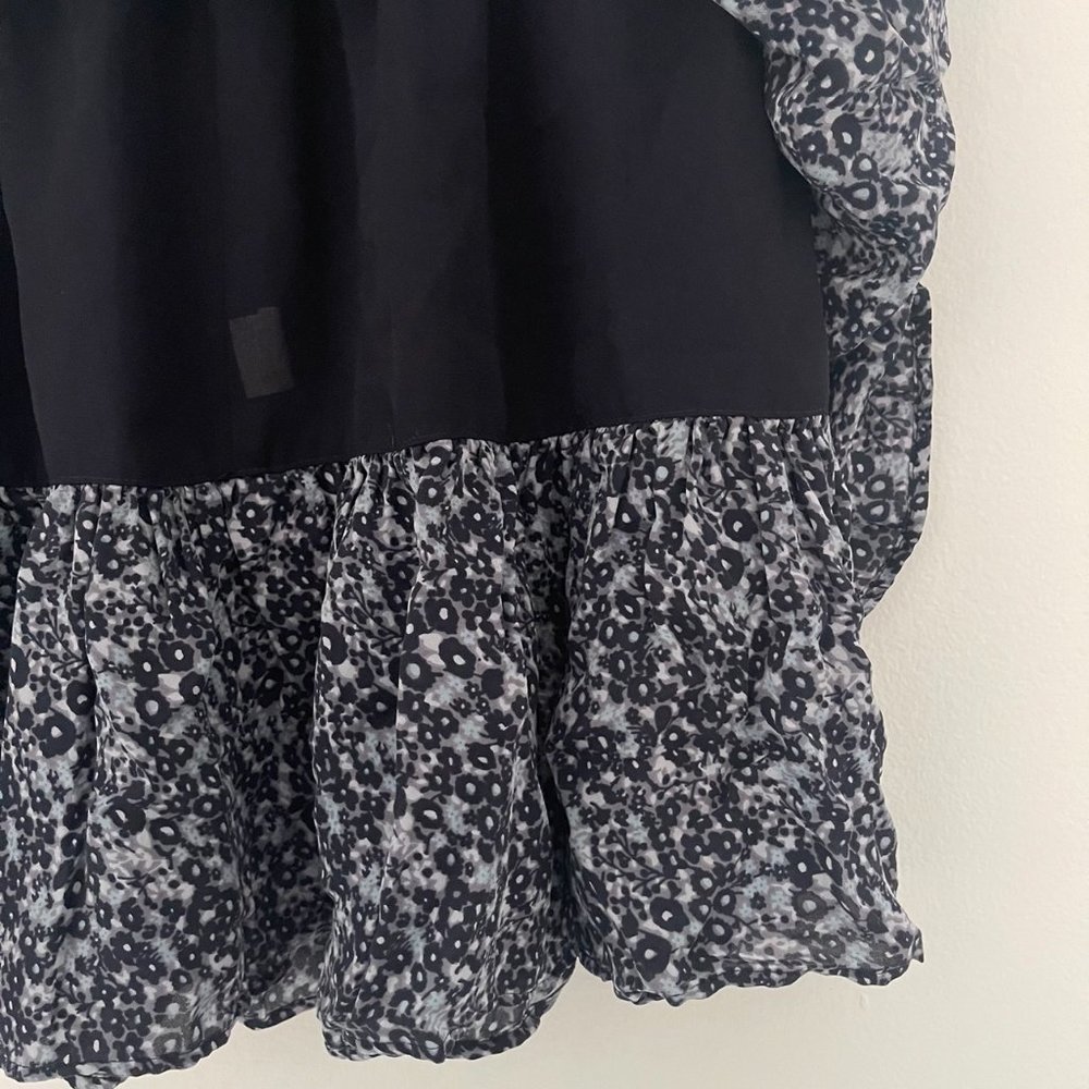 Blue Ruffle Mini Skirt - Picture 6 of 8